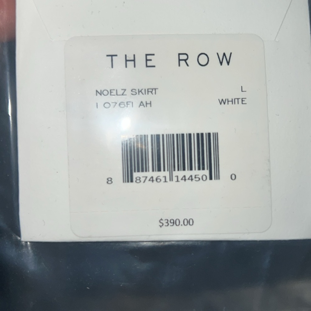 The Row NWT Noel’s Skirt in White. Size Large. Original $390 - Picture 5 of 6